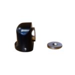 DOOR STOP WITH MAGNET 5035 BLACK MAT 
DOOR STOPPER - Image 2