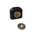DOOR STOP WITH MAGNET 5035 BLACK MAT 
DOOR STOPPER - Image 3