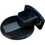 DOOR STOP WITH MAGNET PARKE FLAT 5045 BLACK MAT