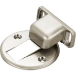 DOOR STOP WITH MAGNET PARKE FLAT 5045 NICKEL MAT