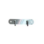 HANGER 2 HOOKS NICKEL MAT 322