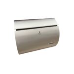 MB017 MAILBOX RAL9006 SILVER 375X325X110