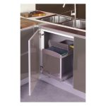 WASTE BASKET INOX FINISH GREY 511 2X21 LTR   
SS SSS S/S - Image 2