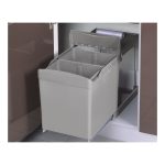 WASTE BASKET GREY 538 2X21 LTR