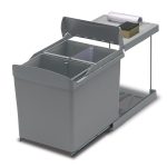 WASTE BASKET GREY 538 2X21 LTR - Image 3