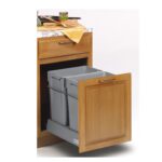 WASTE BASKET 551 2X30 LTR + DOOR MOUNT 551 
551 H X 493 D X 384 W - Image 2