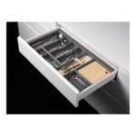 UTENSIL TRAY ORION DARK GREY W 90 CM                                                                                          
MIN 795MM MAX840MM W, MIN 390MM MAX 490MM DE - Image 2