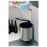 WASTE BASKET BUILT-IN INOX 13 LTR 274