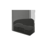 FURNITURE LEG INSERTS RIBBED RECTANGULAR 40X60 BLACK - Image 3