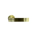 SET DOOR HANDLES Z01 A133 ROUND BRASS MAT - Image 2