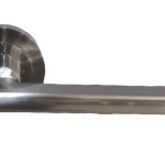 SET DOOR HANDLES ECO LINE A68 01 NICKEL SATIN