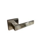 SET DOOR HANDLES Z22 A133 SQUARE BRASS MAT