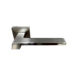 SET DOOR HANDLES Z22 A397 SQUARE NICKEL SATIN