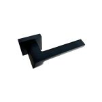 SET DOOR HANDLES Z22 A397 SQUARE BLACK MAT