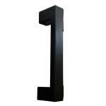 SLIDING DOOR HANDLE 50023 140 MM BLACK MAT