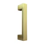SLIDING DOOR HANDLE 50023 140 MM BRASS MAT