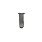 FURNITURE LEG ADJUSTABLE SQUARE 5020 INOX MAT 150 ΜΜ