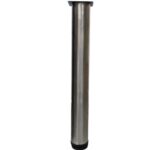 FURNITURE LEG ADJUSTABLE ROUND 5080 INOX MAT 400 ΜΜ