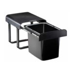 WASTE BASKET EKKO 1 X 34 LTR BLACK