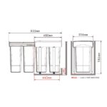WASTE BASKET MEGA 2 X 26 LTR - Image 2