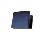 SET DOOR KNOBS SQUARE OFF CENT. BLACK MAT WITHOUT ESCUTCHEON