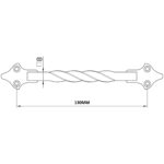 SLIDING DOOR HANDLE ANTIQUE 1002 182 - Image 3