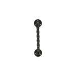 SLIDING DOOR HANDLE BLACK 103 190 MM  ROUNDED BASE - Image 2