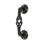 SLIDING DOOR HANDLE BLACK 104R 140