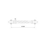 SLIDING DOOR HANDLE BLACK  1002 182MM - Image 4