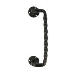 SLIDING DOOR HANDLE BLACK 103 240 D CURVED