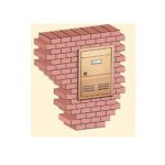 BACK DOOR MAILBOX ALUMINIUM 36X26
BUILT IN - 17SC1AR - Image 3