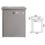 MAILBOX ALUMINUM 330X260X74  AIR RC BUZON 24869 - Image 3