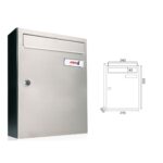 MAILBOX BLACK INOX 304  KOMPACT V270 81118
SS SSS S/S - Image 3