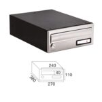 ΓΡΑΜΜΑΤΟΚΙΒΩΤΙΟ KOMPACT EVOUTION H270 81404 N MAT
ΜΠΟΓΙΑΤΙΣΜΕΝΟ INOX FINISH - Image 3