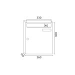 ΓΡΑΜΜΑΤΟΚΙΒΩΤΙΟ ΜΑΥΡΟ ΜΑΤ KOMPACT V360 81107 - Image 2