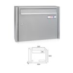 MAILBOX  INOX FIN COLUMN V404 08094
SS SSS S/S - Image 3