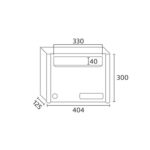 ΓΡΑΜΜΑΤΟΚΙΒΩΤΙΟ ΜΑΥΡΟ ΜΑΤ COLUMN V404 08096 - Image 2