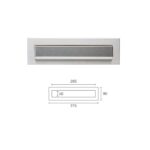 LETTER TRAY  DESIGN 9101 265X90 INOX 304 MAT
SS SSS S/S - Image 3