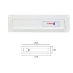 LETTER TRAY 9110 265X90 WHITE STANDARD - Image 3