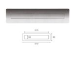 ΘΥΡΙΔΑ  370X90 INOX 304 MAT PUSH 310 IN 9141
SS SSS S/S - Image 3