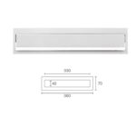 LETTER TRAY 9152 360X100 WHITE - Image 3
