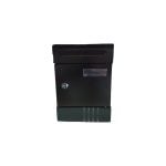 MB015 MAILBOX BLACK MAT 200X290X65