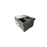 WASTE BASKET 296 2X15 LTR ORION GREY