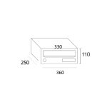 ΓΡΑΜΜΑΟΚΙΒΩΤΙΟ  KOMPACT DC360 77142 BLACK - Image 3