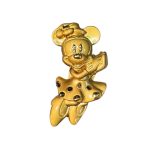 FURNITURE KNOB MINNIE FULL BODY BRASS MATT