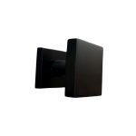DOOR KNOB SQUARE P018 BLACK MAT