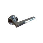 SET DOOR HANDLES Z01 Z141 NICKEL SATIN